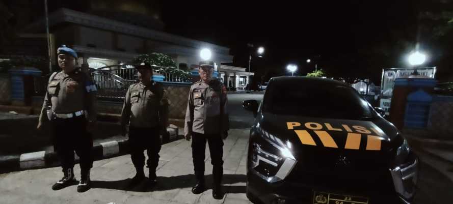 Polsek Lima Puluh Amankan Kegiatan Takbiran Menjelang Hari Raya Idul Adha 1446 H