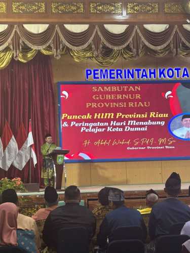 Hadiri Hari Indonesia Menabung, Gubri : Satu Rekening, Satu Pelajar