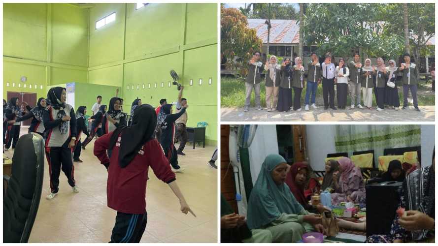 Mahasiswa KKN Berikan Sumbangsih Positif di Desa Pulau Palas