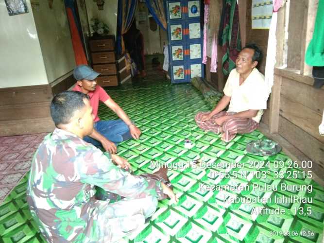 Rembuk Penyelesaian Masalah Sosial, Babinsa Koramil 11/PBR Beraksi