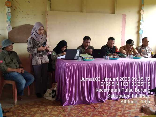 Babinsa Koramil 11/PBR Penggerak Perubahan di Desa Sungai Danai