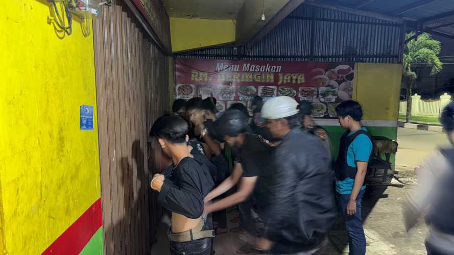 Tim Raga Patroli Malam di Inhil Pastikan Keamanan Warga