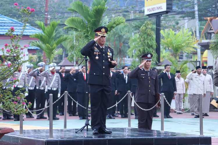 Polres Inhil Peringati Hari Kelahiran Pancasila