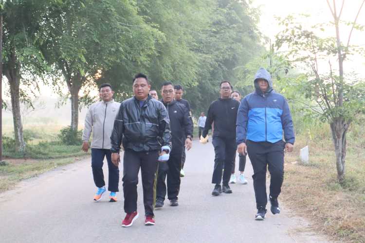 Polres Batu Bara Laksanakan Program Sehat dan Bugar