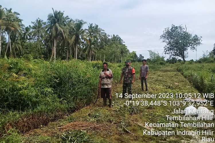 Sertu Anton Perketat Jadwal Patroli Cegah Karhutla