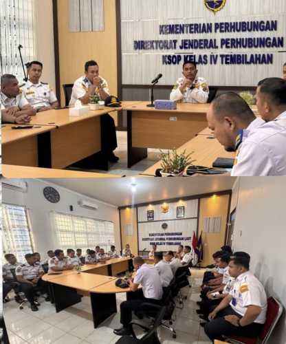 KSOP Kelas IV Tembilahan Matangkan Kesiapan Angkutan Natal 2025 dan Tahun Baru 2026