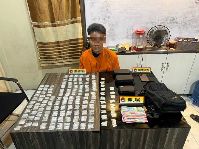 Satresnarkoba Polres Inhil Ungkap Peredaran Sabu 220,51 Gram di Mandah, Seorang Pria Diamankan