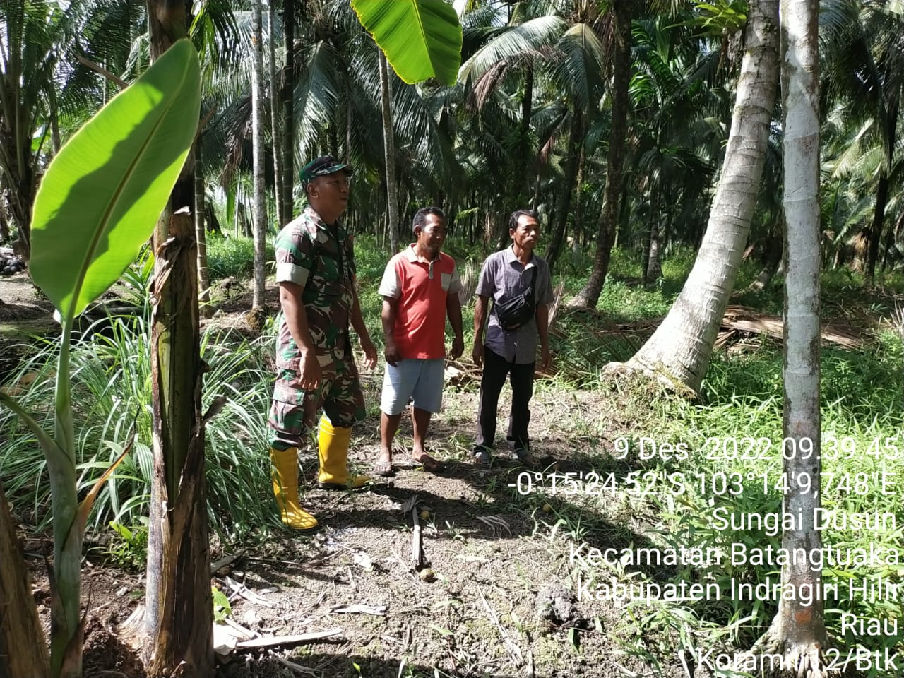 Babinsa Batang Tuaka Membangun Jiwa Sadar Karhutlah