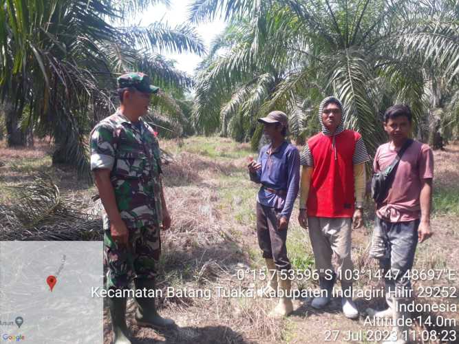 Babinsa Satuan Terkecil Penanganan karhutlah