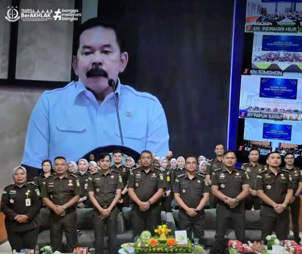 Peringati Hari Bhakti Adhyaksa 2026, Kejari Inhil Teguhkan Komitmen Penegakan Hukum yang Profesional dan Humanis