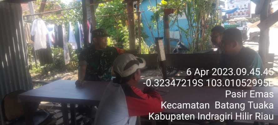 Babinsa Tularkan Sikap Toleransi