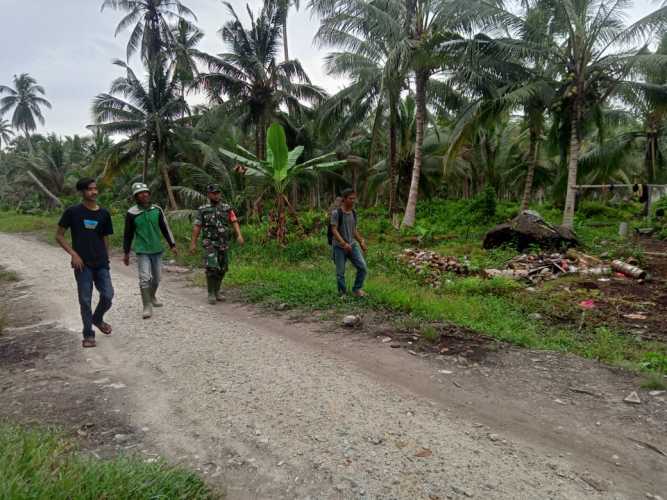 Babinsa antisipasi Masuknya Cuaca Panas