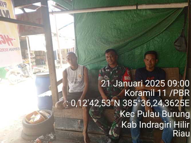 Koramil 11/Pulau Burung Gelar Pembinaan Teritorial, Fokus Perluasan Jaring Binter