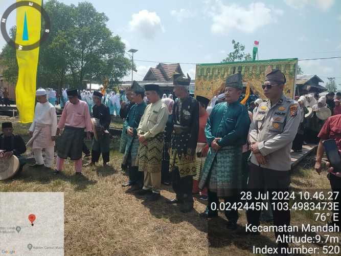 Danramil Mandah Hadiri Pembukaan MTQ Ke-54 Kecamatan Mandah