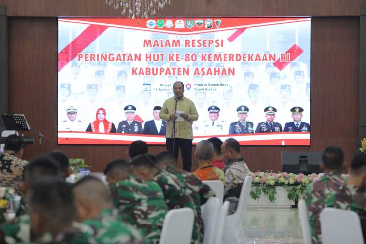 Pemkab Asahan Gelar Malam Resepsi HUT ke-80 RI, Momentum Syukur dan Persatuan