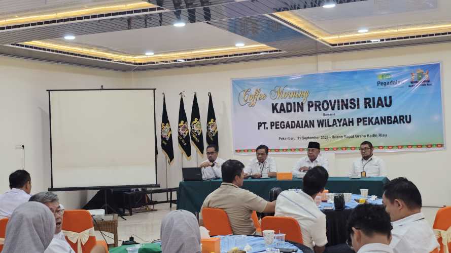 Kadin Riau-Pegadaian Perkuat Sinergi, MoU Disiapkan di Rapimprov