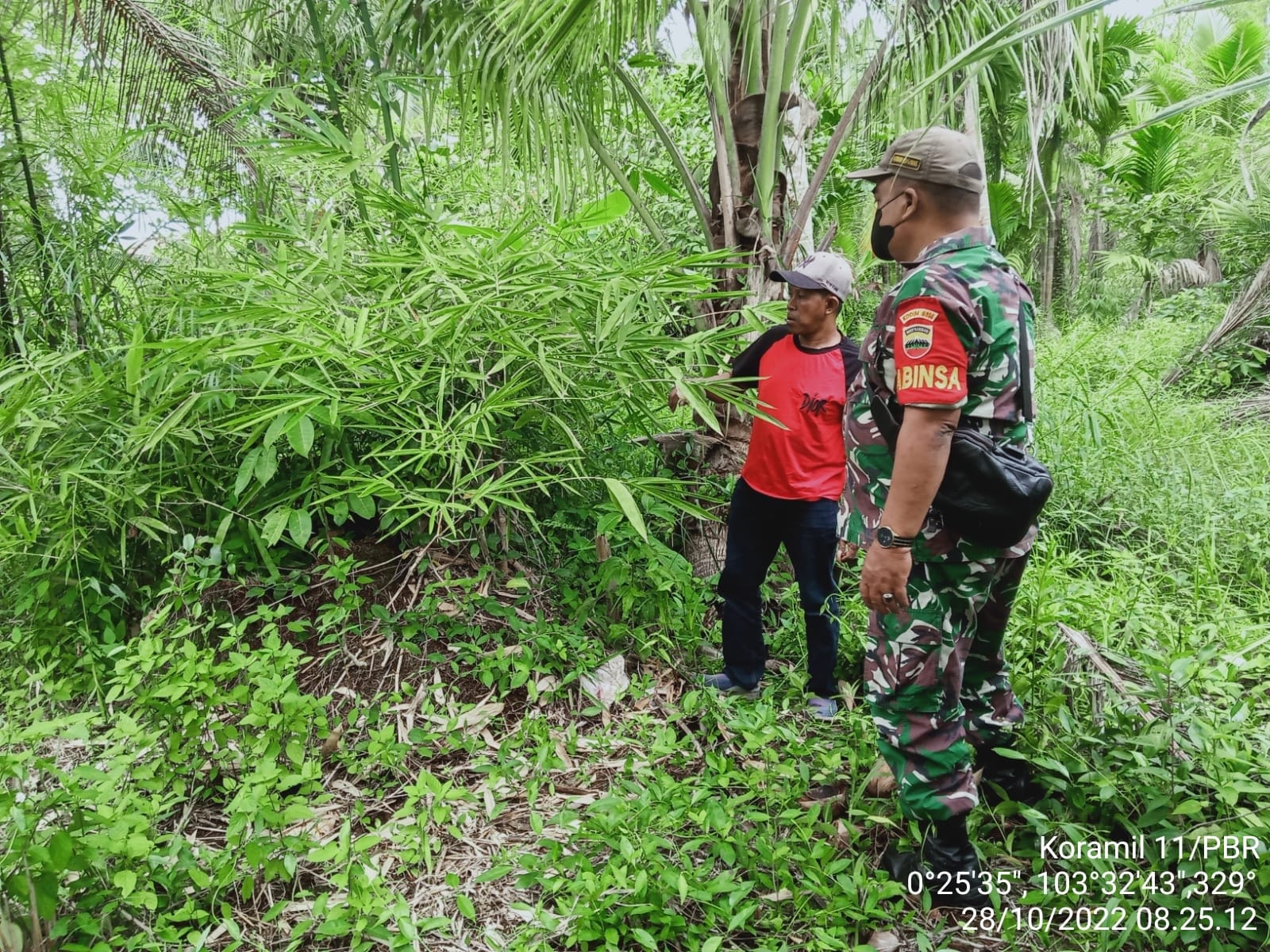 Serda Yulihendra Babinsa Koramil 11/Pulau Burung Jalankan Ketetapan Bersama Mencegah Karhutlah