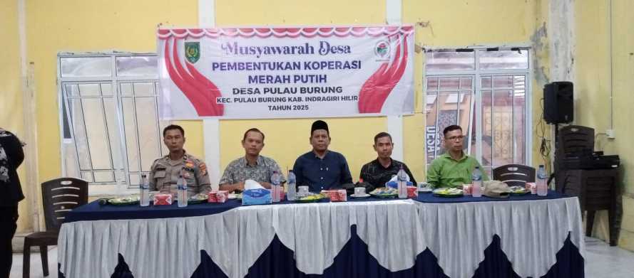 Koperasi Merah Putih Resmi Dibentuk, Polsek Pulau Burung Dukung Penuh Program Pemberdayaan Masyarakat
