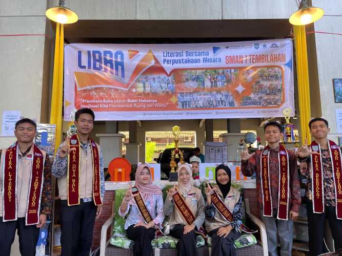 Perpustakaan Aksara SMAN 1 Tembilahan Raih Juara 3 Lomba Lapak Baca Sempena Hardiknas 2026