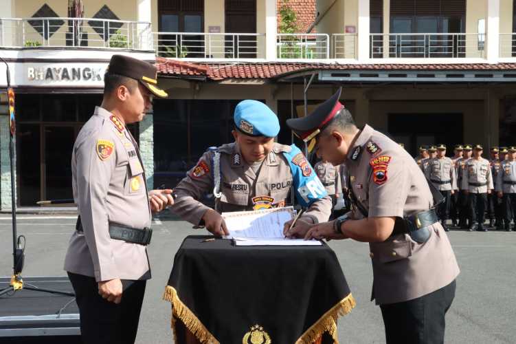 Resmi Jabat Wakapolresta Cilacap, AKBP Rudi Saeful Hadi Siap Emban Amanah Baru