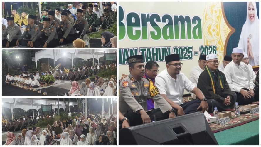 Polres  dan Pemda Indragiri Hilir Gelar Doa Bersama Sambut Pergantian Tahun