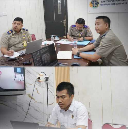 Kantor Pertanahan Inhil Perkuat Koordinasi Penyelenggaraan Administrasi dan Pendaftaran Tanah Ulayat