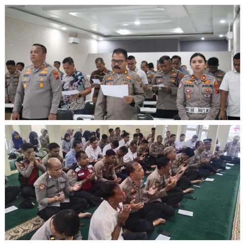 Polres Batu Bara Gelar Zikir dan Doa Bersama dalam Rangka Hari Bhayangkara ke-79