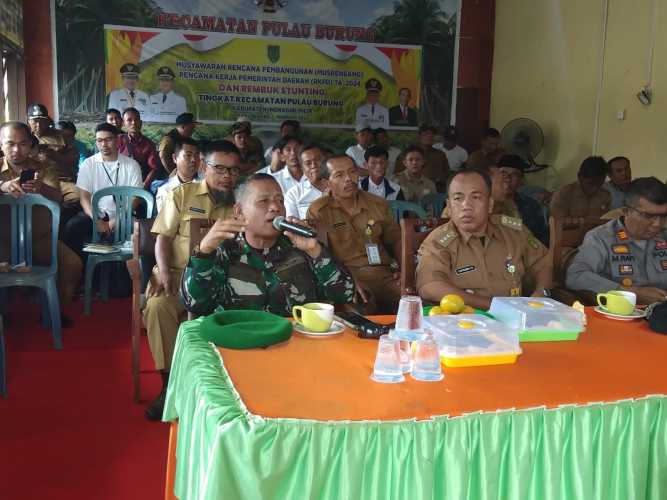 Danramil Berikan Masukan pada Musrenbang Kecamatan Terhadap 5 Usulan Prioritas