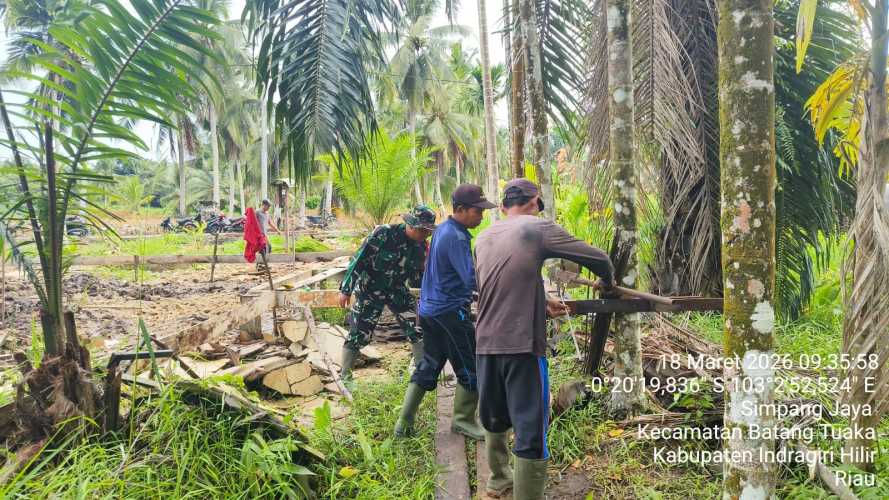 Babinsa Simpang Jaya Dorong Percepatan Koperasi Merah Putih, Warga Antusias Sambut Penguatan Ekonomi Desa