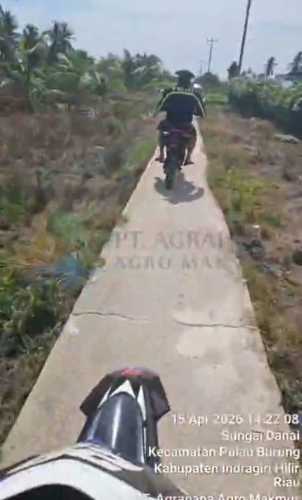 Kapolsek Pulau Burung Pimpin Pengamanan Perbatasan Dua Desa, Cegah Karhutla dan Jaga Kamtibmas