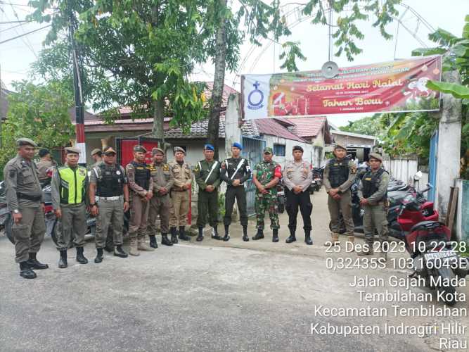 Serda Miskal Membantu Kelancaran Pelaksanaan Perayaan Misa Natal di Gereja HKBP Tembilahan