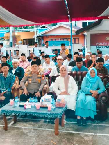Polsek Tempuling Gelar Buka Puasa Bersama Forkopimcam dan Santuni Anak Yatim