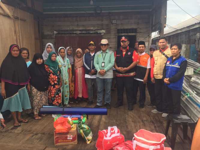 Pemdes Sungai Bela Ucapkan Terima Kasih kepada Pemda Inhil atas Bantuan Tanggap Bencana