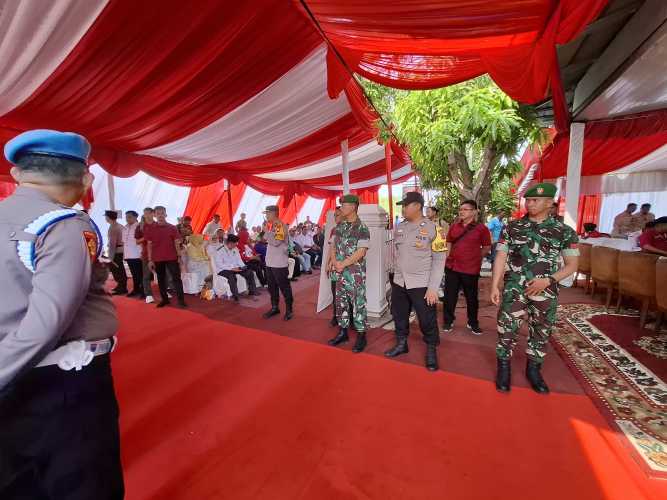 Berikan Pengamanan Pengundian Nomor Urut Calon Bupati dan Wakil Bupati Inhil, Kodim 0314/Inhil Kerahkan Puluhan Pasukan