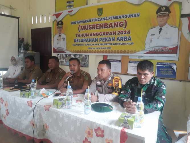 Babinsa Pekanarba Hadiri Musrembang Kelurahan