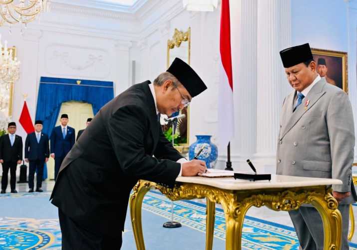 Presiden Prabowo Lantik Keanggotaan Komisi Percepatan Reformasi Polri