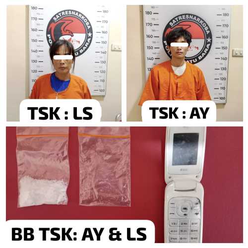 Satresnarkoba Polres Batu Bara Ungkap Kasus Narkotika Jenis Shabu, 2 Tersangka Ditangkap