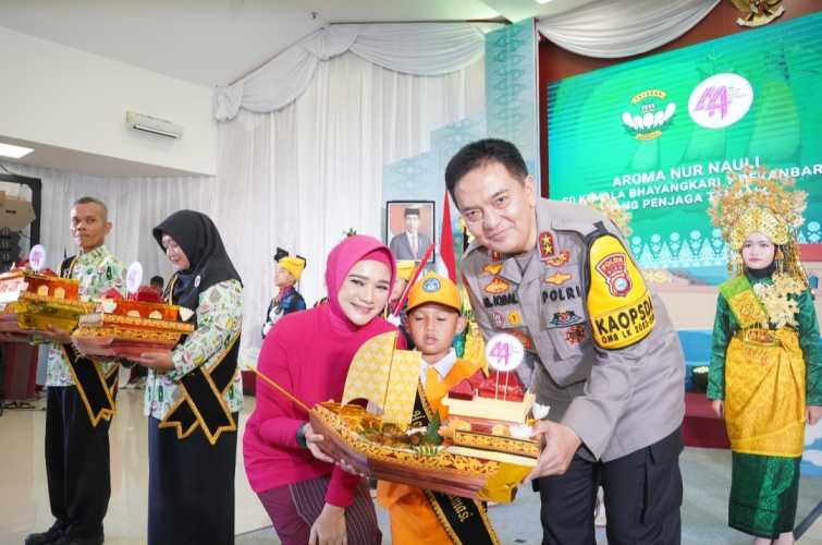 Syukuran HUT ke-44, Ini Sederet Prestasi Murid Yayasan Kemala Bhayangkari Polda Riau