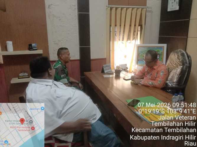 Babinsa Serma Nuryadi Lakukan Koordinasi Intensif dengan Dinas Terkait Jelang Pemindahan Pedagang Pasar