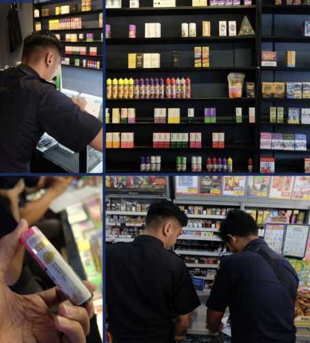 Bea Cukai Tembilahan Intensifkan Pemantauan Harga Rokok Elektrik di Rengat untuk Jaga Kepatuhan Cukai