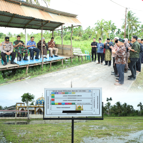 Dengan Mengucapkan Rasa Syukur,Pj. Bupati Resmikan Penggunaan TPU Raudhatul Mujahidin