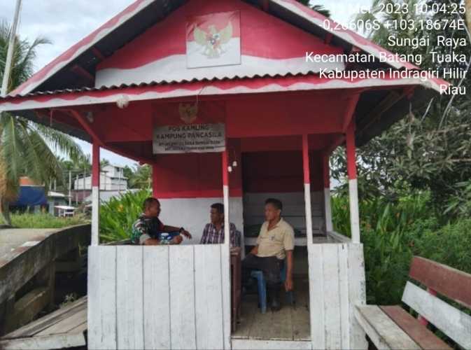 Serda Syafrijon Jaga Kebersihan Kampung Pancasila