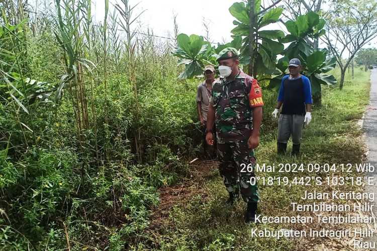 Sertu Anton Patroli Karhutlah Sebaran Tembilahan Hilir