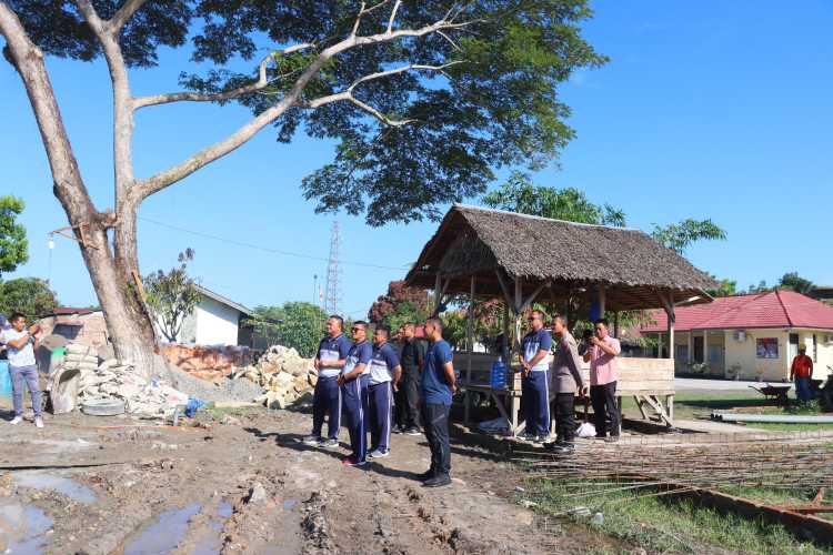 Kapolres Batu Bara Tinjau Progres Pembangunan SPPG di Mapolsek Labuhan Ruku