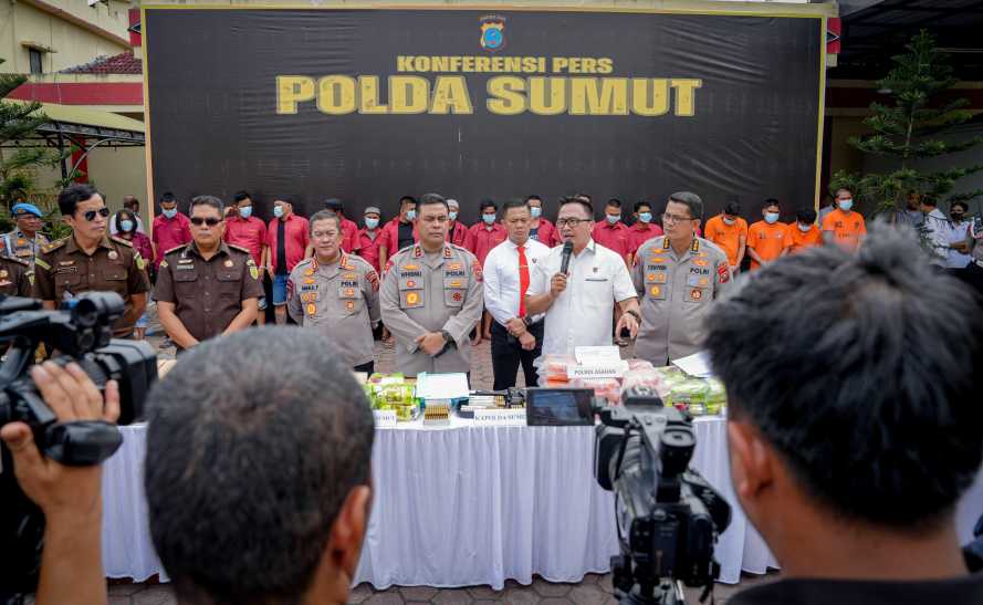 Polda Sumut Selamatkan 390 Ribu Jiwa dari Ancaman Narkoba