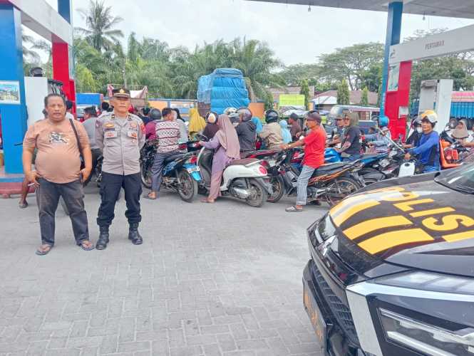 Pantau Stok BBM di SPBU, Polres Batu Bara: Tidak Ada Kelangkaan