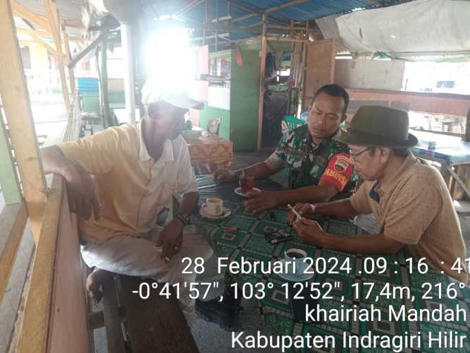 Kopda Sudarwis Jalin Tali Silaturahmi dalam Membina Kerukunan dan Keamanan Desa