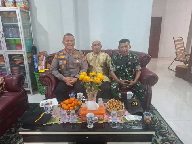 Silaturahmi Kapolsek Pulau Burung, Bangun Kebersamaan demi Wilayah Aman dan Kondusif