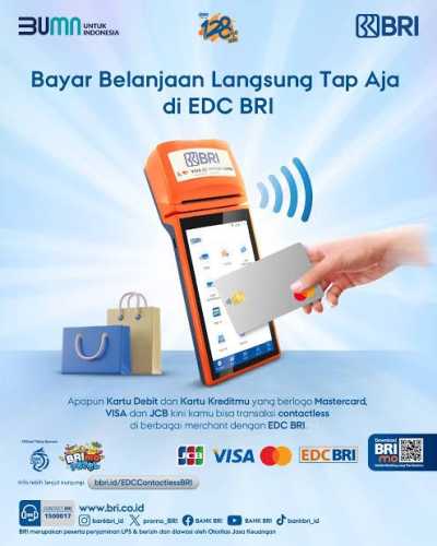 Branch Manager BRI Office Tembilahan Menghimbau Nasabahnya Manfaatkan  Layanan BRI Contactless