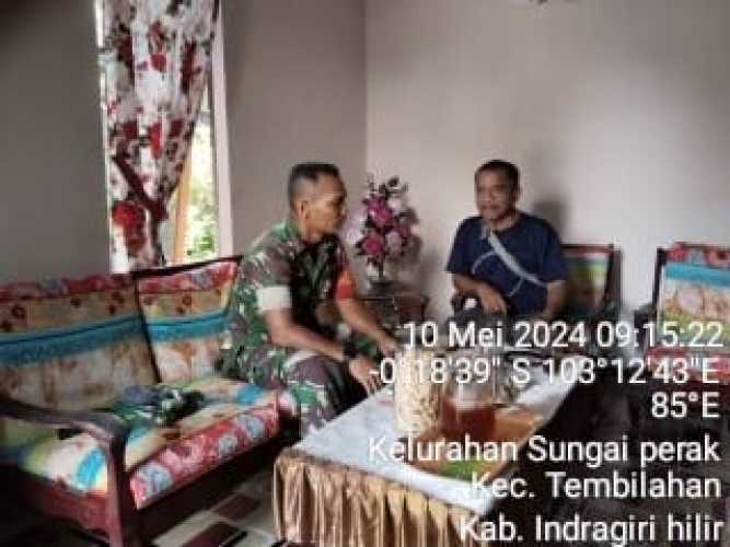 Jalin Hubungan Baik Dengan Warga, Sertu Jondri Gelar Jumat Komsos